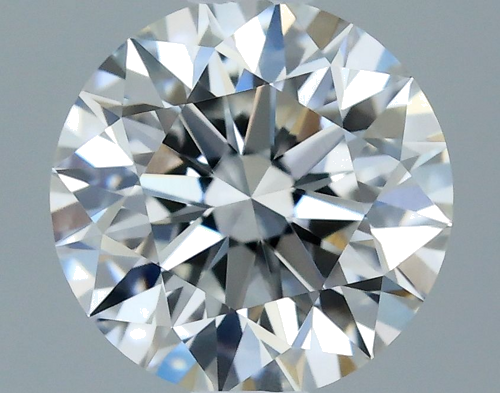0.54 carat F-VVS1 Excellent cut Natūralus Round Deimantas (1)