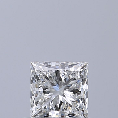 0.5 carat E-VS1 Natūralus Princess Deimantas (1)