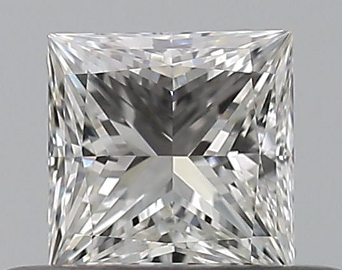 0.32 carat F-VVS1 Natūralus Princess Deimantas (1)
