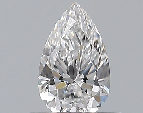 0.3 carat D-VVS2 Natūralus Pear Deimantas (1)
