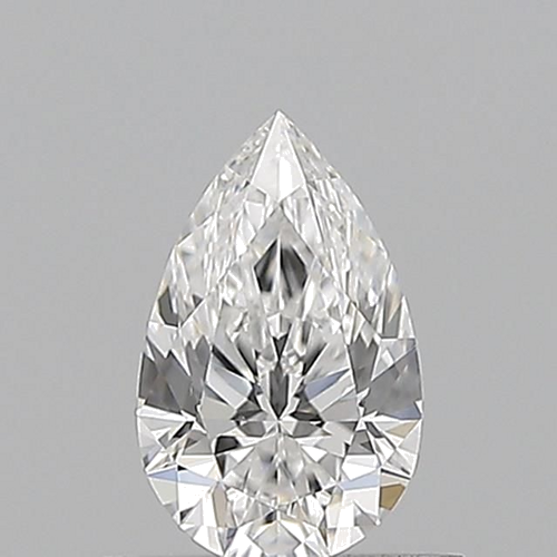 0.5 carat E-VS1 Natūralus Pear Deimantas (1)