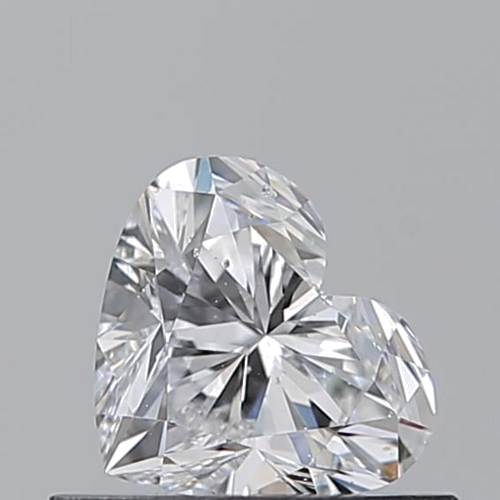 0.52 carat D-SI2 Natūralus Heart Deimantas (1)