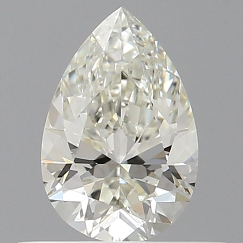 0.5 carat K-VVS2 Natūralus Pear Deimantas (1)
