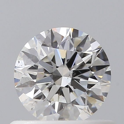 0.52 carat F-SI2 Excellent cut Natūralus Round Deimantas (1)