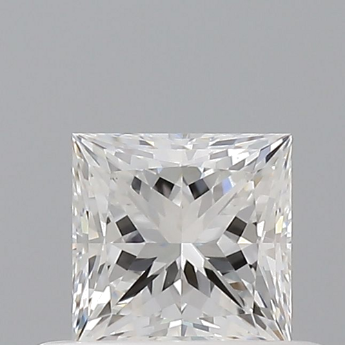 0.43 carat E-VVS1 Natūralus Princess Deimantas (1)