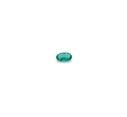 0.39 carat GREEN Oval Smaragdas (1)