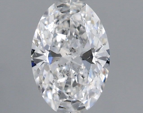 0.51 carat E-SI2 Natūralus Oval Deimantas (1)