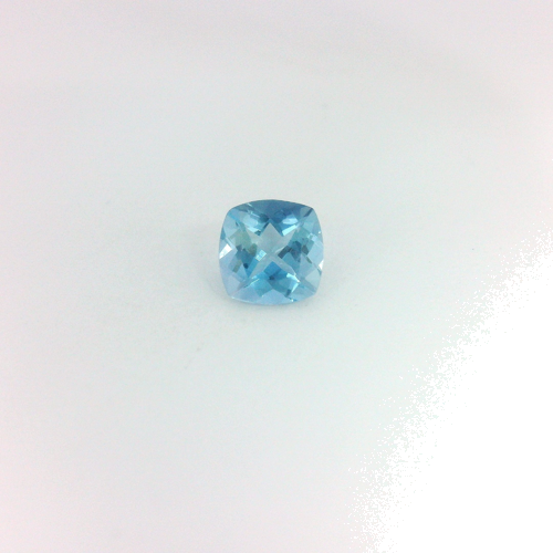 0.51 carat BLUE Cushion Aquamarine (1)