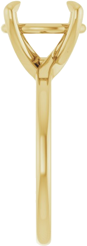 Sužadėtuvių Žiedas 14k yellow gold Oval 11mm x 9mm (4)