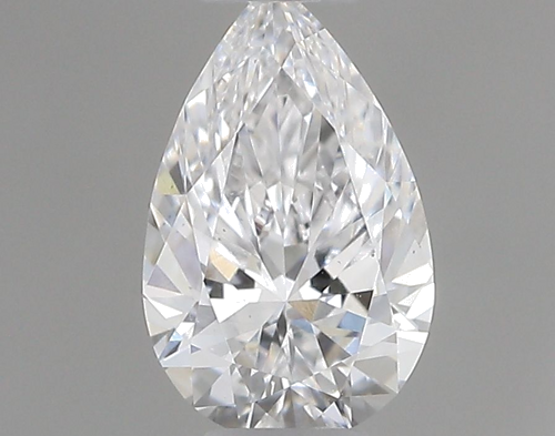 0.32 carat D-VS2 Natūralus Pear Deimantas (1)