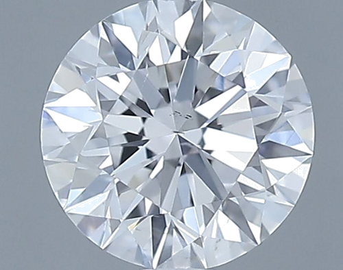 0.52 carat E-VS2 Excellent cut Natūralus Round Deimantas (1)