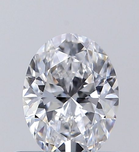 0.52 carat D-VVS2 Natūralus Oval Deimantas (1)