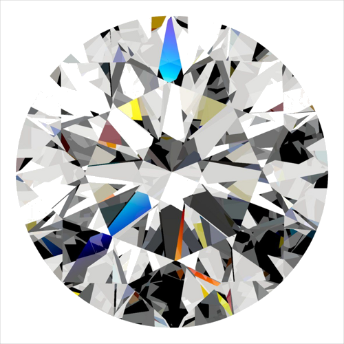 0.34 carat F-VS2 Excellent cut Natūralus Round Deimantas (1)