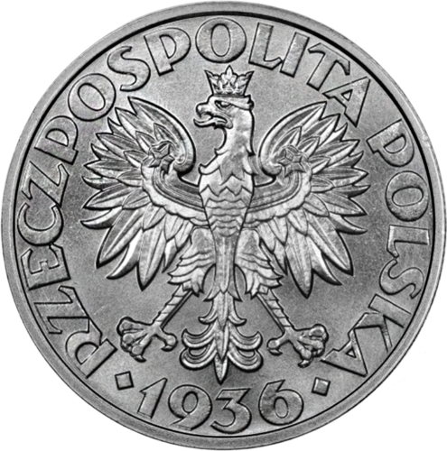 5 zlotych Gdynia Seaport (1936) Poland silver coin (2)