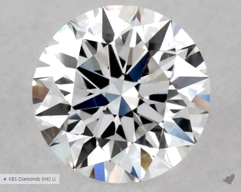 0.3 carat E-SI1 Excellent cut Natūralus Round Deimantas (1)