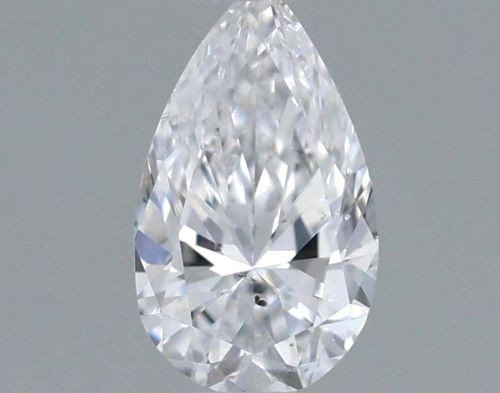 0.18 carat D-SI1 Natūralus Pear Deimantas (1)