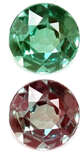 0.14 carat GREEN Round Alexandrite (1)