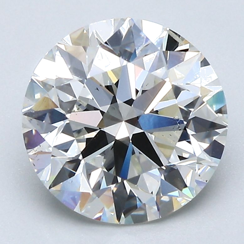 3.01 carat H-SI1 Excellent cut Natūralus Round Deimantas (1)
