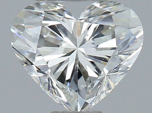 0.7 carat H-SI1 Natūralus Heart Deimantas (1)
