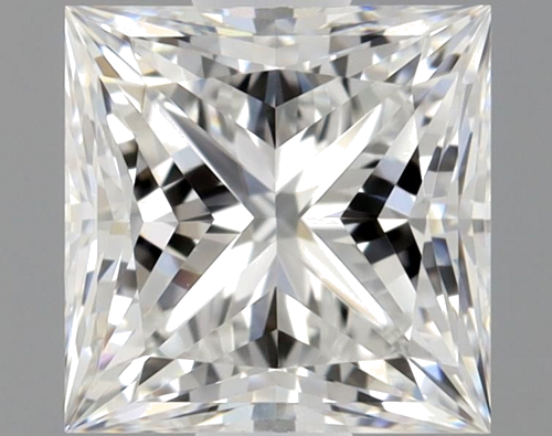 0.72 carat F-VVS1 Natūralus Princess Deimantas (1)