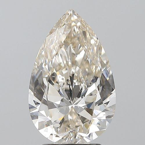 3.01 carat K-SI1 Natūralus Pear Deimantas (1)