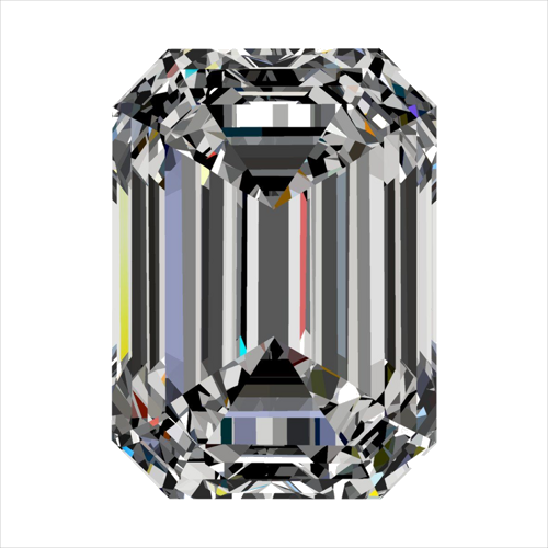 0.3 carat D-VVS2 Natūralus Emerald Deimantas (1)