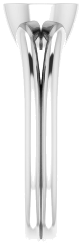 Sužadėtuvių Žiedas „Bezel-Set Solitaire“ 585 Baltojo Aukso Round 6mm (4)