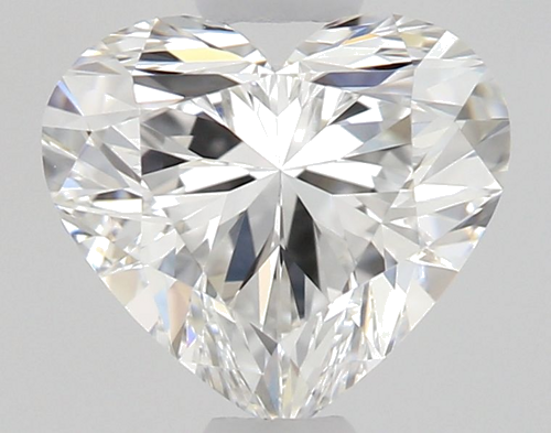 0.55 carat E-VS2 Natūralus Heart Deimantas (1)