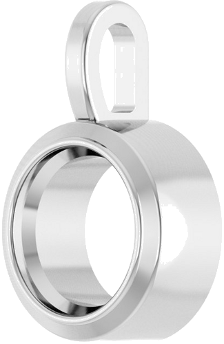 Pakabukas „Solitaire“ 18k white gold Round 7.5mm (2)