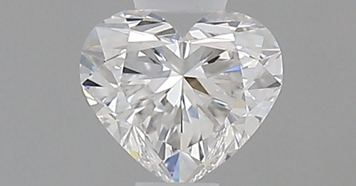 0.31 carat E-VVS1 Natūralus Heart Deimantas (1)