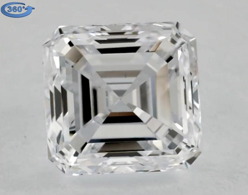 2.01 carat G-VS2 Natūralus Asscher Deimantas (1)
