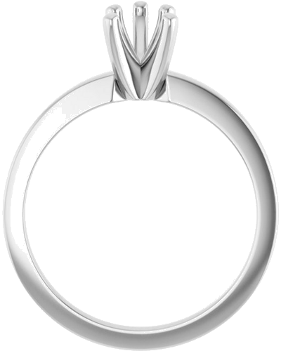 Sužadėtuvių Žiedas „Solitaire“ 14k white gold Pear 7mm x 5mm (2)