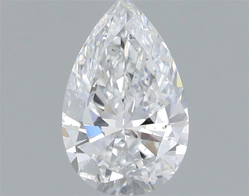0.5 carat E-SI1 Natūralus Pear Deimantas (1)