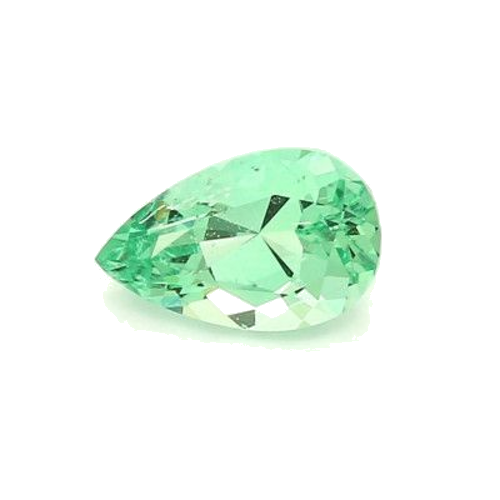 0.81 carat GREEN MODIFIEDBRILLIANT cut Pear Smaragdas (1)