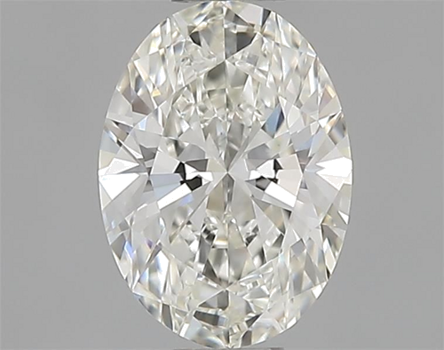 0.5 carat I-VS2 Natūralus Oval Deimantas (1)