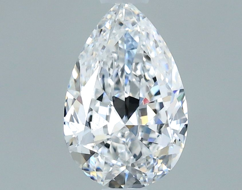 0.5 carat D-VS1 Natūralus Pear Deimantas (1)