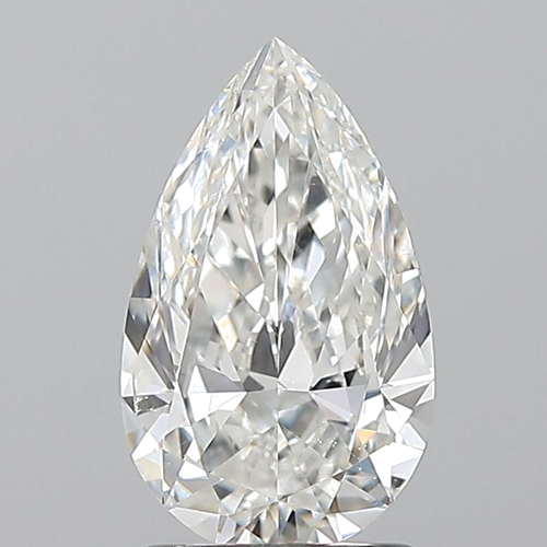 1.5 carat G-SI1 Natūralus Pear Deimantas (1)