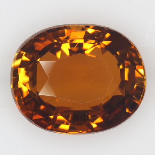 3.08 carat ORANGE Oval Tourmaline (1)