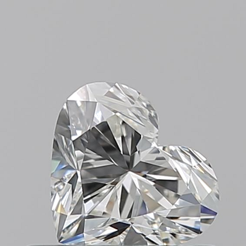 0.53 carat I-IF Natūralus Heart Deimantas (1)