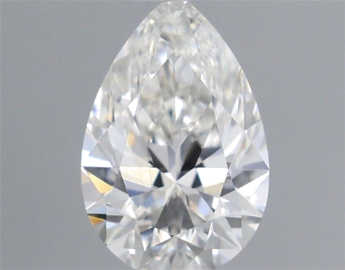0.32 carat G-VVS2 Natūralus Pear Deimantas (1)