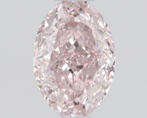 0.17 carat Fancy Orangey Pink-VS1 Natūralus Oval Deimantas (1)