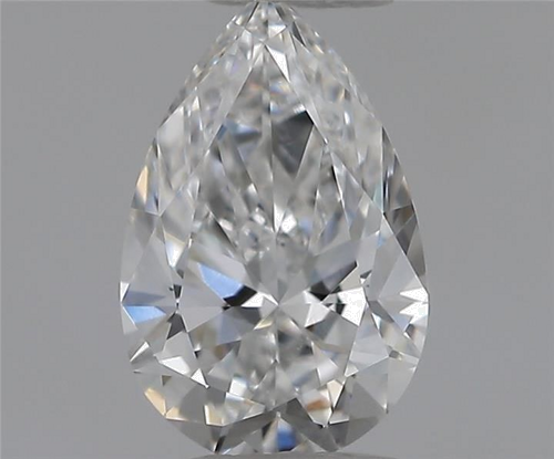 0.4 carat D-VVS1 Natūralus Pear Deimantas (1)