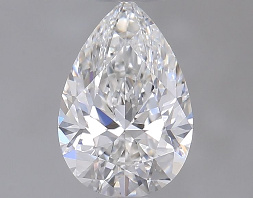 0.5 carat F-VVS1 Natūralus Pear Deimantas (1)