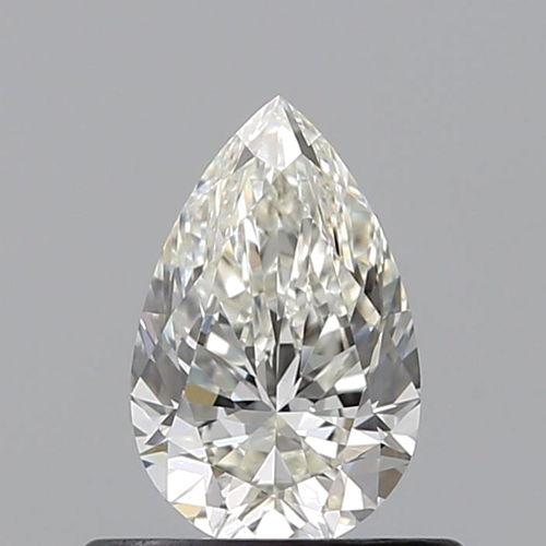 0.53 carat I-VVS2 Natūralus Pear Deimantas (1)