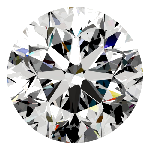 0.3 carat H-VS1 GD cut Natūralus Round Deimantas (1)