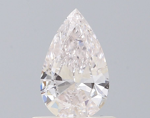0.5 carat Very Light Pink-SI2 Natūralus Pear Deimantas (1)