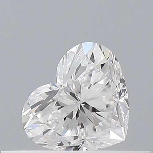 0.31 carat D-VVS1 Natūralus Heart Deimantas (1)