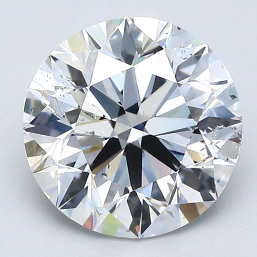2.39 carat D-SI1 Excellent cut Natūralus Round Deimantas (1)