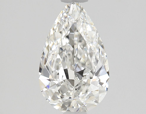 0.8 carat F-VVS1 Natūralus Pear Deimantas (1)
