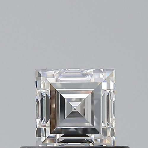 0.5 carat F-VVS2 Natūralus Square Radiant Deimantas (1)